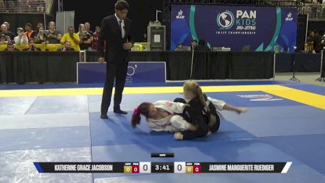 Jasmine Marguerite Ruediger vs Katherine Grace Jacobson 2025 Pan Kids Jiu-Jitsu IBJJF Championship