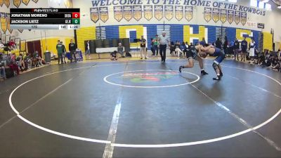 175 lbs Semifinals (8 Team) - Jackson Lietz, George Jenkins vs Jonathan Moreno, South Dade