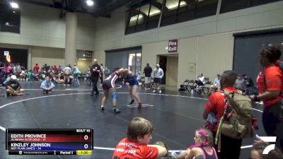 155 lbs Round 4 (6 Team) - Edith Province, Alabama Elite Gold vs Kinzley Johnson, Not Plain Jane`s