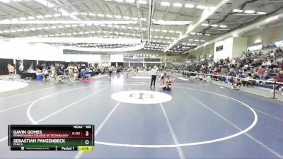 165 lbs Champ. Round 2 - Sebastian Panzenbeck, Ithaca vs Gavin Gomes, Pennsylvania College Of Technology