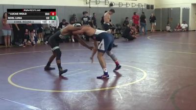 141 lbs Cons. Round 3 - Noel Luna, Cuesta College vs Lucas Wold, Santa Rosa Junior College