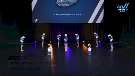 Royal Spring Middle School [2025 Junior High - Pom Semis] 2025 UDA National Dance Team Championship