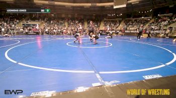 70 lbs Consi Of 8 #1 - Geiger McConaughey, Wheeling Wresting Cub vs Leonidas Jones, Bartlesville Wrestling Club