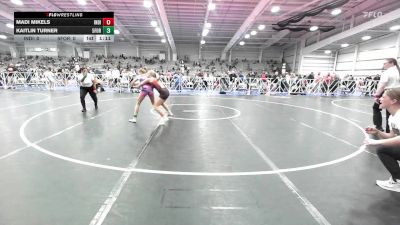 100 lbs Semifinal - Madi Mikels, Indiana Outlaws Pink vs Kaitlin Turner, 5forty Lady Brawlers