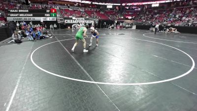 165 lbs Champ. Rd Of 16 - Grant Melichar, Port Washington vs Isaac Briggs, Saint Croix Falls
