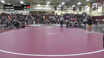 120 lbs Cons. Round 1 - Anifa Omari, Waterloo West vs Olivia Port, Vinton-Shellsburg