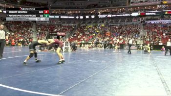 2A-126 lbs Quarterfinal - Emmitt Newton, Davis County vs Adrian Phetxoumphone, Clarion-Goldfield-Dows