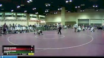 106 lbs Round 1 (10 Team) - Gannon Kuhn, STL Red vs Devon Barnes, S.E.O. Red