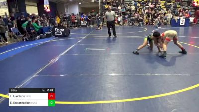 90 lbs Quarterfinal - Landon Lipscomb-Wilson, Neighborhood vs Edward Encarnacion, Headhunters