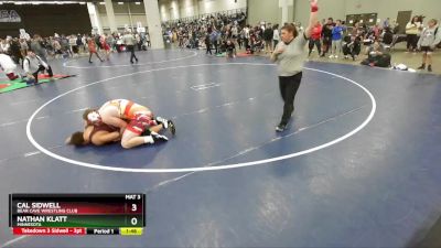 215 lbs Quarterfinal - Cal Sidwell, Bear Cave Wrestling Club vs Nathan Klatt, Minnesota