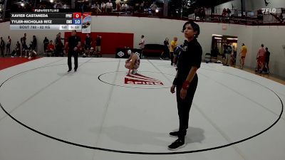 82 kg Cons. Round 3 - Xavier Castaneda, Potomac Premier Regional Training Center vs Tyler-Nicholas Ritz, Cougar Wrestling Club