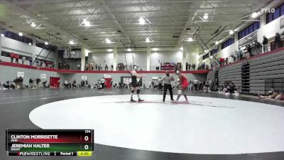 174 lbs Champ. Round 3 - Jeremiah Halter, Drury vs Clinton Morrisette, King