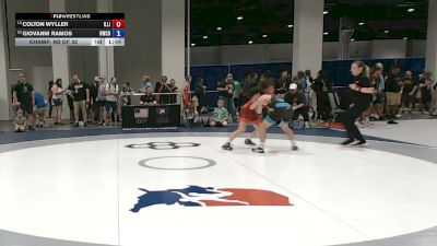 55 kg Champ. Rd Of 32 - Colton Wyller, Illinois vs Giovanni Ramos, Roughneck Wrestling Club Of South Tulsa