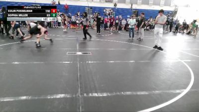 85 lbs Round 3 - Colin Fosselman, Tech Fall Wrestling Club vs Sophia Miller, Goose Creek Gators
