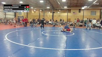 157 lbs Cons. Round 2 - Tristan Fay, Unattached vs McKayde Clevenger, Unattached