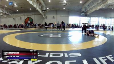 150 lbs Semifinal - Liam Bribriesco, Ohio vs Virgil McVicker, Ohio