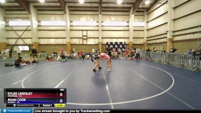 180 lbs Round 1 (6 Team) - KyLee Lindsley, Montana vs Roan Cook, Alaska
