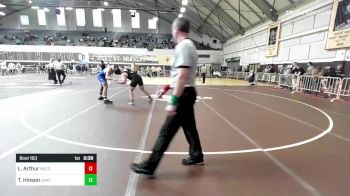 184 lbs Consi Of 8 #2 - Luke Arthur, Northeastern vs Tony Hinson, Air Force