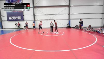 182 lbs Rr Rnd 2 - Michael White, Indiana Outlaws Black vs Brady Brown, All-American Wrestling Club HS