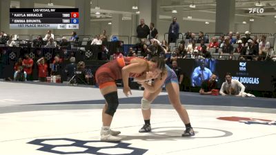 65 kg 1st Place Match - Kayla Miracle, Titan Mercury Wrestling Club vs Emma Bruntil, Titan Mercury Wrestling Club (TMWC)