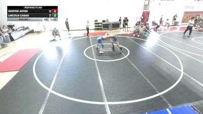 165 lbs Round 1 - Lincoln Casas, Team Thunder vs Hunter Artim, Team Credo