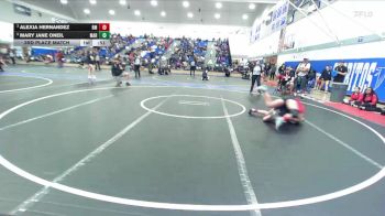 120 lbs 3rd Place Match - Alexia Hernandez, Rio Mesa vs Mary Jane Oneil, Marina