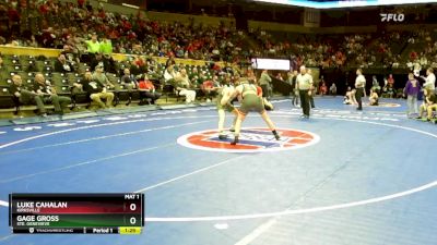 150 Class 2 lbs Champ. Round 1 - Gage Gross, Ste. Genevieve vs Luke Cahalan, Kirksville