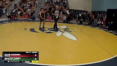 125 lbs Round 3 - Braxton Turney, New Prague Wrestling vs Jacob Andersen, Pinnacle