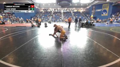 138 lbs Cons. Round 6 - Armani McCann, Jackson Township vs Cole Speer, Brecksville