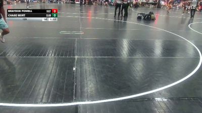 129 lbs Round 4 (8 Team) - Chase Mort, Slam Factory vs Braydon Powell, The Factory