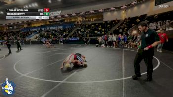 150 lbs Champ. Round 2 - McCain Hewitt, Bondurant-Farrar vs Chase Nobiling, Antioch