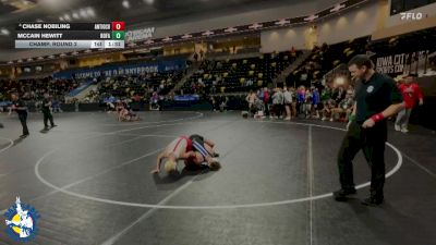 150 lbs Champ. Round 2 - McCain Hewitt, Bondurant-Farrar vs Chase Nobiling, Antioch