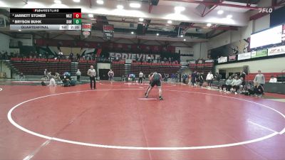 285 lbs Quarterfinal - Bryson Buhk, SIUE vs Jarrett Stoner, Missouri