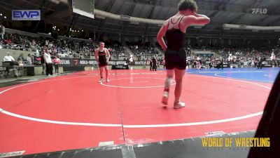 160 lbs 2nd Place - Luke Black, HURRICANE WRESTLING ACADEMY vs Major Pierce, Cardinal Wrestling Club