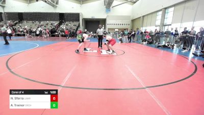 250-I lbs Consi Of 4 - Nicholas Sferra, Lawrence Jr Cardinals vs Anthony Trainor, Orchard South WC