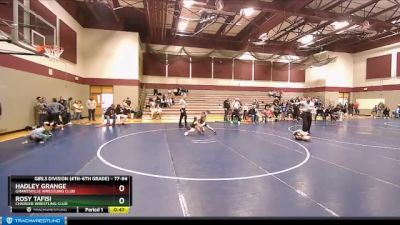 77-84 lbs Semifinal - Hadley Grange, Grantsville Wrestling Club vs Rosy Tafisi, Charger Wrestling Club