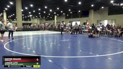 120 lbs Cons. Round 4 - Hunter Graham, Ironclad vs Carson Lutz, Refinery Wrestling Academy