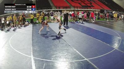 120 lbs Hayden May, Alaska 1 HS Boys vs Robert Baty, South Carolina 2 HS Boys
