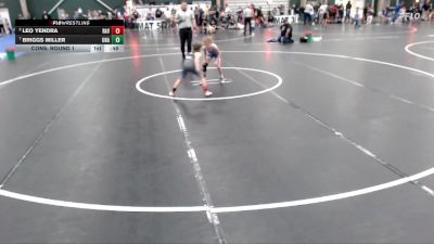 52 lbs Cons. Round 1 - Briggs Miller, Unattached vs Leo Yendra, Ravenna