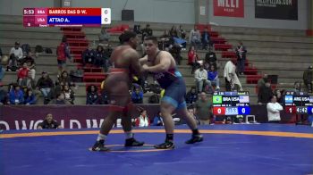130 kg Round 1 - Aden Attao, USA vs Wesley Barros, BRA