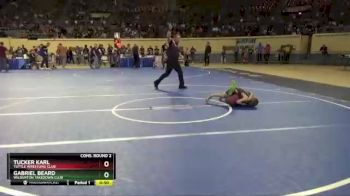 55 lbs Cons. Round 2 - Tucker Karl, Tuttle Wrestling Club vs Gabriel Beard, Wilburton Takedown Club