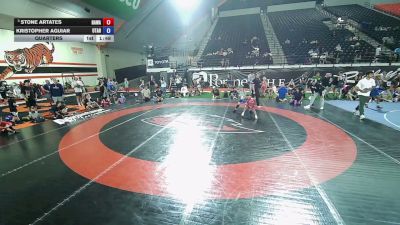55 lbs Quarters - Stone Artates, Hawaii vs Kristopher Aguiar, Utah