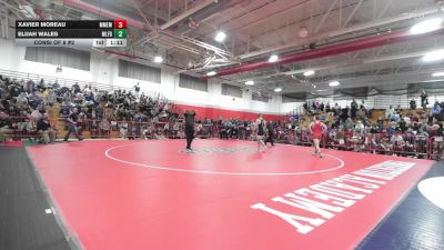 190 lbs Consi Of 8 #2 - Xavier Moreau, Manchester Memorial vs Elijah Wales, Milford