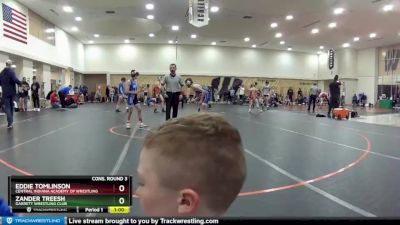 77 lbs Cons. Round 3 - Eddie Tomlinson, Central Indiana Academy Of Wrestling vs Zander Treesh, Garrett Wrestling Club