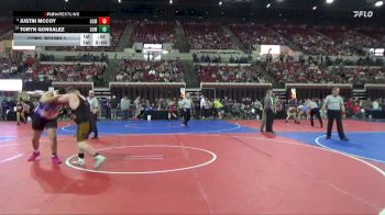 250 lbs Cons. Round 1 - Toryn Gonsalez, Sidney Wrestling Club vs Justin McCoy, Kalispell Wrestling Club