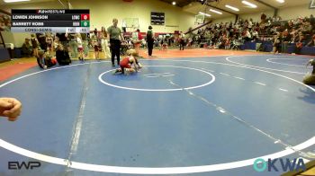 55 lbs Consolation - Lowen Johnson, Lincoln Christian vs Barrett Robb, IRONMEN Wrestling Club