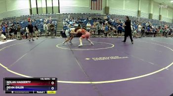 125 lbs Semifinal - Nolan Haggerty, OH vs Devin Ehler, IL