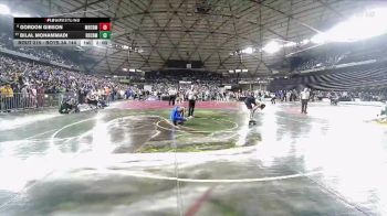 Boys 3A 144 lbs Champ. Round 2 - Bilal Mohammadi, Rainier Beach vs Gordon Gibson, Mercer Island