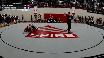 70 kg Champ. Round 3 - Colin Dupill, Jackrabbit Wrestling Club vs Cutter Sheets, Cowboy RTC/ Titan Mercury Wrestling Club (TMWC)