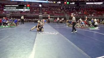 2A-144 lbs Cons. Round 4 - Jaxson Lundgren, North Fayette Valley vs Caleb Vinsand, Humboldt
